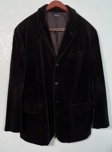 POLO RALPH LAUREN Corduroy 3Btn Blazer Sport Coat Jacket Mens XL Dark Brown - Picture 1 of 8