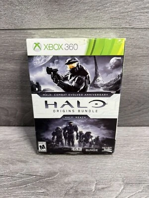 Halo Origins Bundle Xbox 360 Anniversary Edition Combat Evolved & Reach SEALED - Image 1 of 4
