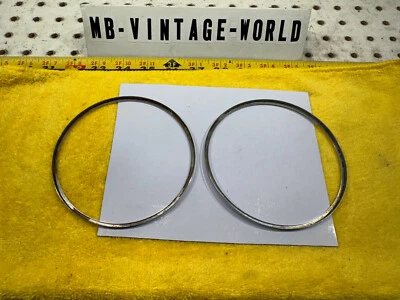 Cuadro de instrumentos EXTERIOR cromado OE 2 anillos Mercedes Benz 66-73 W108,W109 Foto 1 de 4