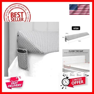 King Bed for Headboard Gap,Foam Headboard/Bed Gap Filler,Mattress Bed Wedge G... - Picture 1 of 8