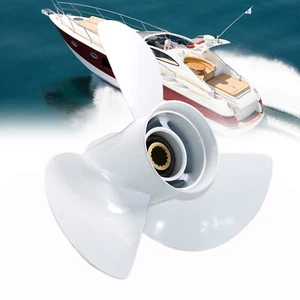Boat Propeller 13x19-K For Yamaha Outboard 50-130HP 15 Tooth OEM 6E5-45941-00-EL - Picture 1 of 8