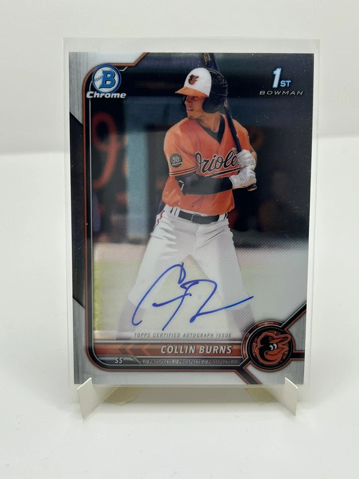 2022 Bowman Chrome #CPA-CBS Collin Burns Auto - Image 1 of 2