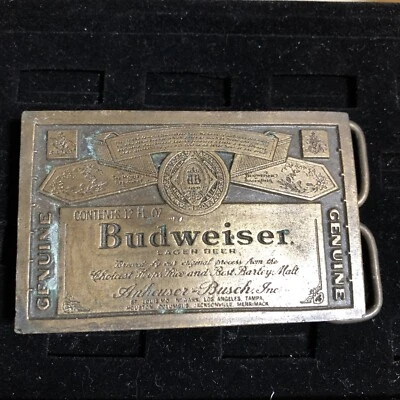 Vintage Budweiser Belt Buckle - Image 1 of 2