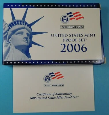 2006 U.S. PROOF set in original Mint Holders - Proof -  San Francisco mint - Image 1 of 2