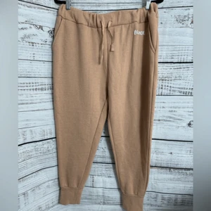 Brunette the label sweatpants Womens Sz M/L Blonde Peach jogger Track Pants - Picture 1 of 10