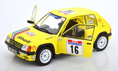 PEUGEOT 205 RALLYE #16 TOUR DE CORSE 1990 DOENLEN MERCIOL SOLIDO S1801705 1/18 - Immagine 1 di 4