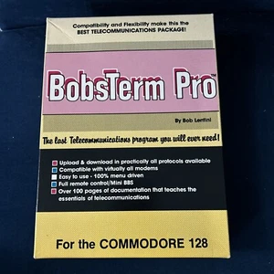 COMMODORE 128 -- BOBSTERM PRO - Picture 1 of 3