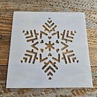 Snowflake with Hearts Stencil Reusable Cookie Decorating Craft Painting Windows