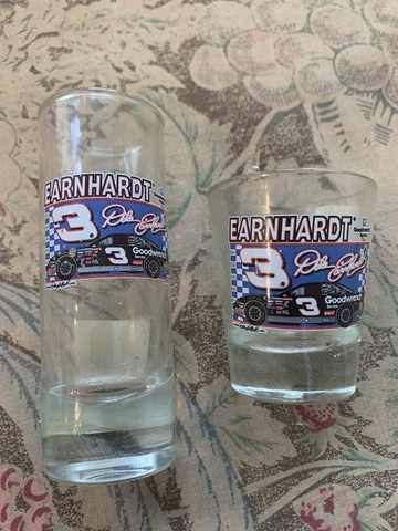 Dale Earnhardt #3 Goodwrench Plus Racing Intimidator Shot  & Cordial Glass 1998 Cover
