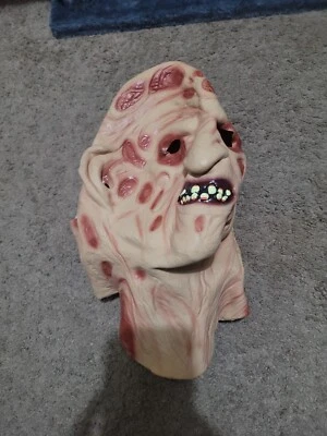 Freddy Krueger Overhead Latex Mask Halloween Makeup Party Dressup - Image 1 of 4
