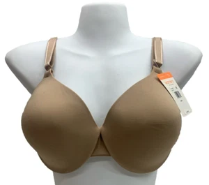 Women's Cushioned Underwire Lightly Lined T-Shirt Bra 1593, Toasted Almond, 36DD - Picture 1 of 8