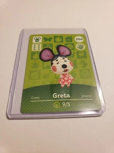 !SUPER SALE! Greta # 254 Animal Crossing Amiibo Karte Horizon Serie 3 NEUWERTIG! - Bild 1 von 1