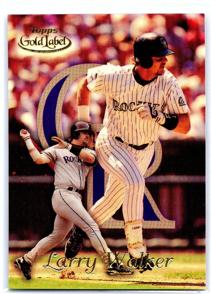 LARRY WALKER 1999 Topps Gold Label Class 2 HOF Colorado Rockies Baseball #45 - Image 1 of 2