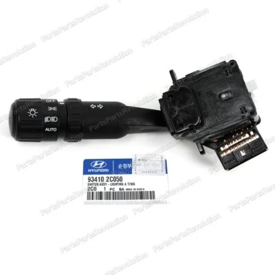 GENUINE Turn Signal & Headlight Switch 934102C050 for Hyundai 2003-2004 Tiburon - Image 1 of 4