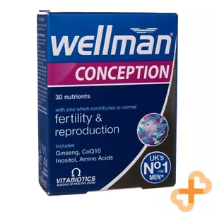 Wellman Empfängnis 30 Tabletten Fruchtbarkeit Und Vermehrung Stütze Ergänzung - Bild 1 von 24