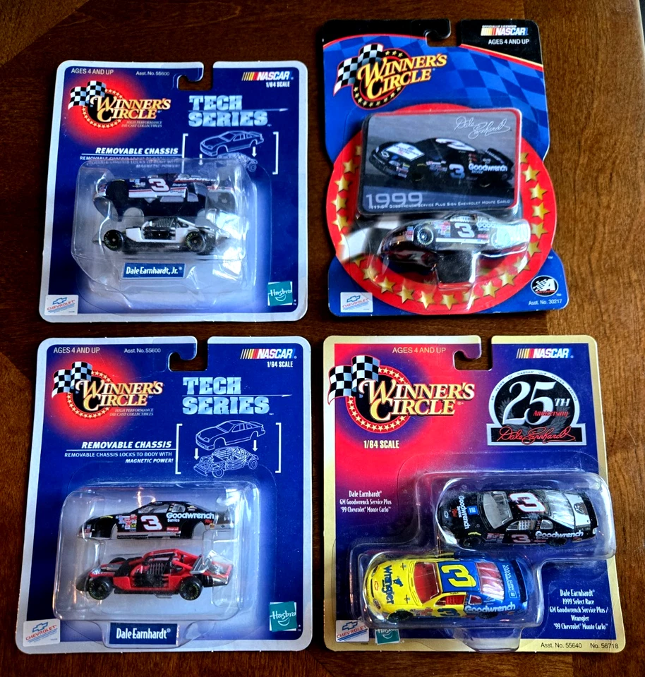 1998 NASCAR Winner's Circle Dale Earnhardt #3 1 64 Tech Series Goodwrench Car