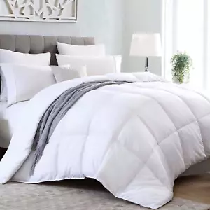 King Comforter Duvet Insert - All Season Quilted Ultra Soft Breathable down Alte - Picture 1 of 12
