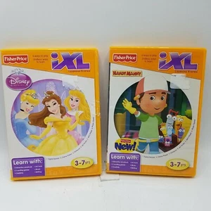 Fisher Price IXL Learning System Children Games Handy Manny and Disney Princess - Picture 1 of 2
