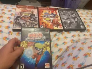 PLAYSTATION 2 GAME LOT NARUTO ULTIMATE NINJA 2 3 UZUMAKI CHRONICLES BANDAI PS2 - Picture 1 of 1