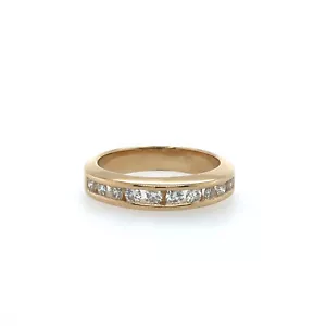 Anello in oro giallo 585/- con brillanti n. 271381 M12 - Foto 1 di 9