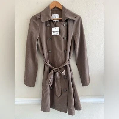 Gabardina Jack by BB Dakota nogal talla mediana nueva con etiquetas Lagenlook modesto tranquilo Foto 1 de 4