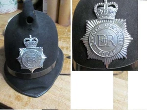 Vintage Police English Bobby Hat Greater Manchester King Edward - Picture 1 of 9