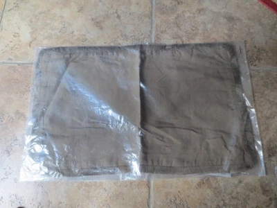 West Elm Tencel Linen Fringe Pillow Cover BROWN 12”x21” NWT - Image 1 of 4