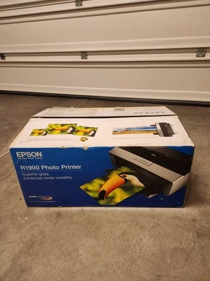 Epson Stylus Photo R1900 Digital Photo Inkjet Printer - Brand New Open Box - Image 1 of 4