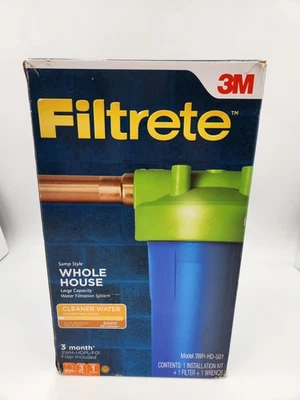 Sistema de filtración para toda la casa 3M Filtrete de gran capacidad, 3WH-HD-S01 nuevo Foto 1 de 4