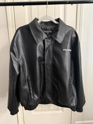 Jaqueta de couro Balenciaga - Imagem 1 de 4