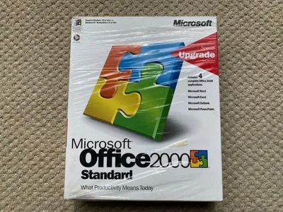 MICROSOFT OFFICE 2000 STANDARD SPECIAL UPGRADE + BOX & MANUAL WINDOWS 95 98 NT - Image 1 of 4