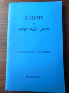 Tierkrankheiten Gesetz J L Thomas 1969 Polizei Review Pub. Polizeiarbeit in den 70ern - Bild 1 von 2