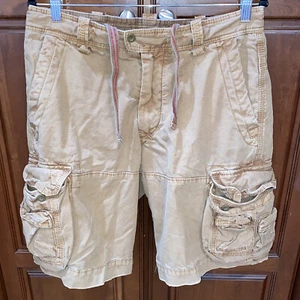 Polo By Ralph Lauren Heavy Cargo Shorts Men's Size 32 Dark Khaki - Picture 1 of 11