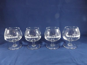 Cazadores Tequila Stiel klar geätzt Logo Schnapsglas 4 Stück - Bild 1 von 13