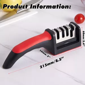 4 Solt Knife Sharpener Professional Ceramic Tungsten Kitchen Sharpening System - Picture 1 of 13