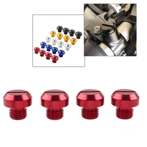 4PCS Universal-Motorrad-Spiegelloch-Blindstopfen M10-Schrauben-Bolzen-Kappen-Kit - Bild 1 von 24