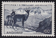 1950 ANDORRA FRANCESE, PA n° 1 MNH/**