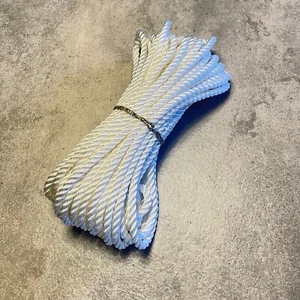 Cuerda de anclaje de poliamida Liros 22 m Ø 10 mm amarre cuerda de barco 2400 daN blanca - Imagen 1 de 3
