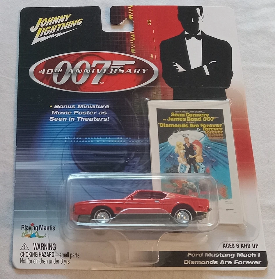 Johnny Lightning 40th Anniversary James Bond 007 Diamonds Are Forever новая нераспакованная - Изображение 1 из 1