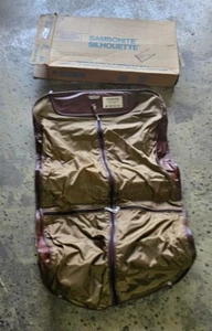 Vintage Samsonite Silhouette 40 Garment Bag Brown Large New With Tags - Picture 1 of 12