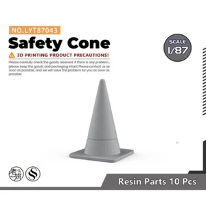 Yao's Studio LYT87043 1/87 HO Safety Cone  For Model Railroads Display Prop - Picture 1 of 3