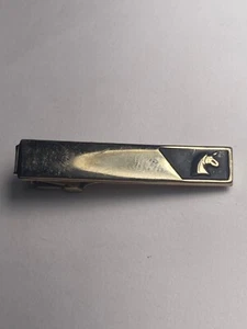 1 3/4 ZOLL VERSILBERTE KRAWATTENKLAMMER MIT KÖNIGLICHEM PFERDEKOPF - Bild 1 von 9