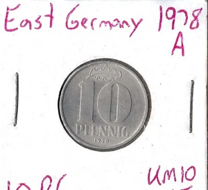 Coin Germany (East) 10 Pfennig 1978 KM10 - Picture 1 of 1