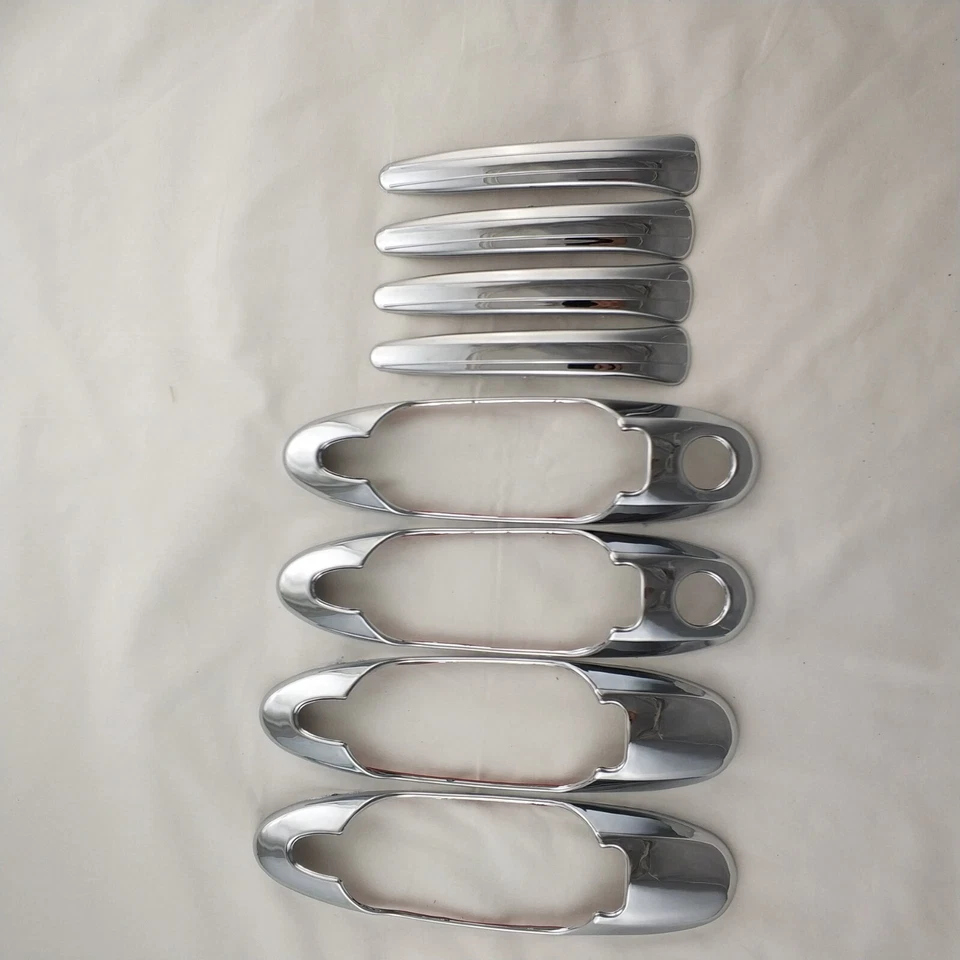 Door Handle Bowl Frame Cover Trim Chrome For 98-07 Toyota Land Cruiser FJ100 8ps - Image 1 of 4