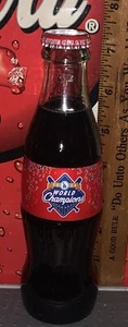 2024 LOS ANGELES DODGERS WORLD CHAMPIONS 8 OUNCE GLASS COCA COLA BOTTLE - Picture 1 of 4