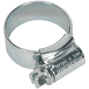 Sealey High Grip Zinc Plated Hose Clips 17mm - 25mm Pack of 20 - Picture 1 of 4