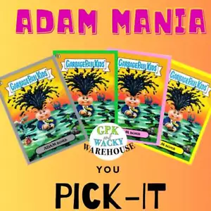 2011 GARBAGE PAIL KIDS FLASHBACK 2 ADAM MANIA (YELLOW, GREEN, PINK & SILVER PYC - Picture 1 of 68