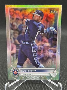 2022 Topps Series 1 SILVER RAINBOW FOIL - IAN HAPP Cubs #143