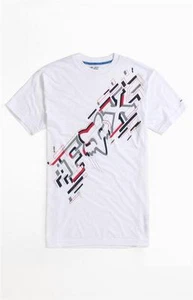Camiseta Fox Racing Schematic Tech Dri Release Fresh Guard Para Hombre Camiseta Blanca Nueva Con Etiquetas - Imagen 1 de 1