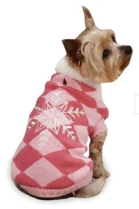 Snowflake Snuggler Dog Sweater - Picture 1 of 2